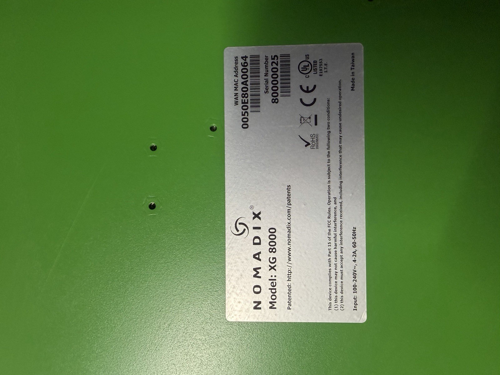 Nomadix XG8000 - 8K Ultra - Nomadix Internet Gateways