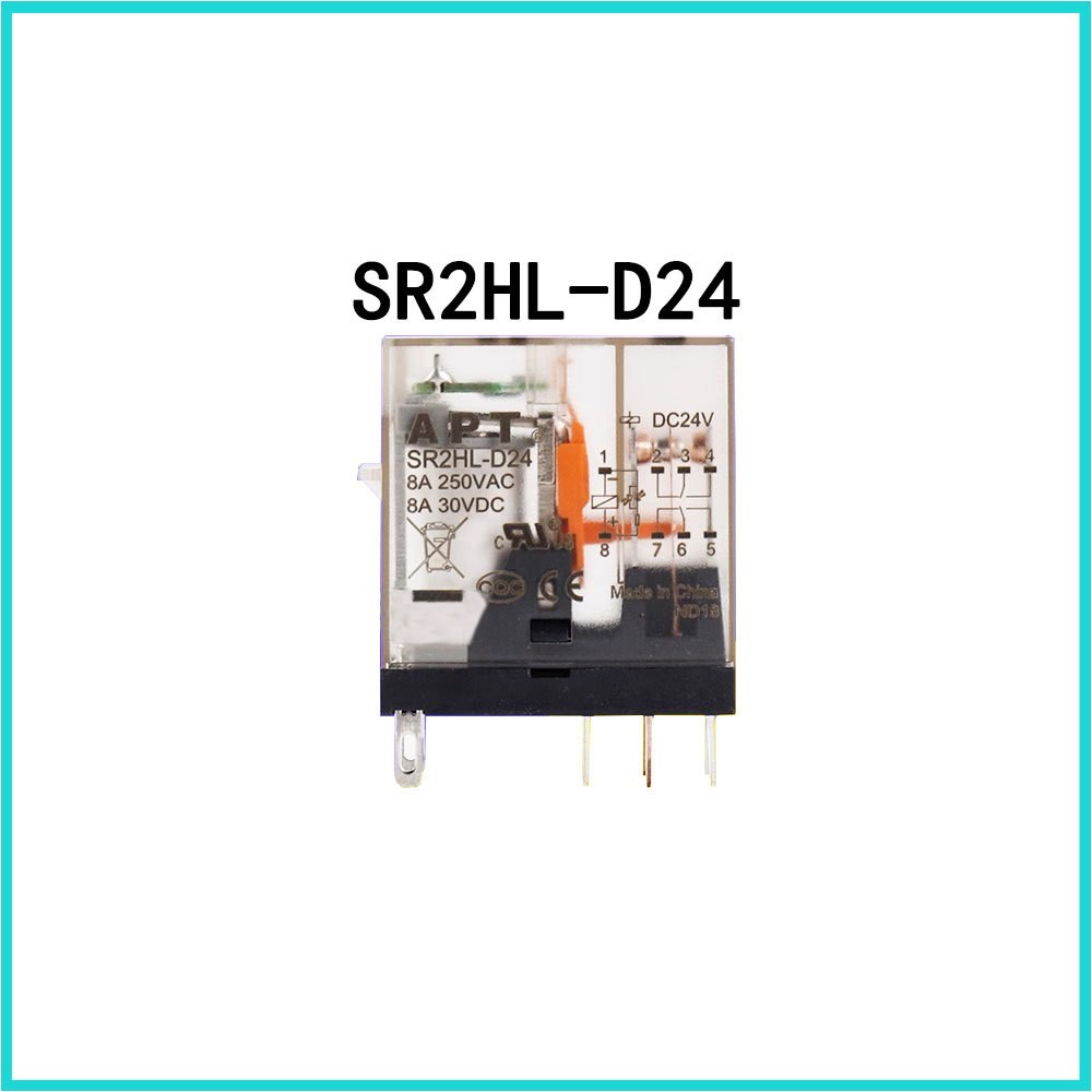 New SIEMENS AC220V DC24V SR2HL-A220+SSF08F-E SR2HL-D24+SSF08F-E relay With base