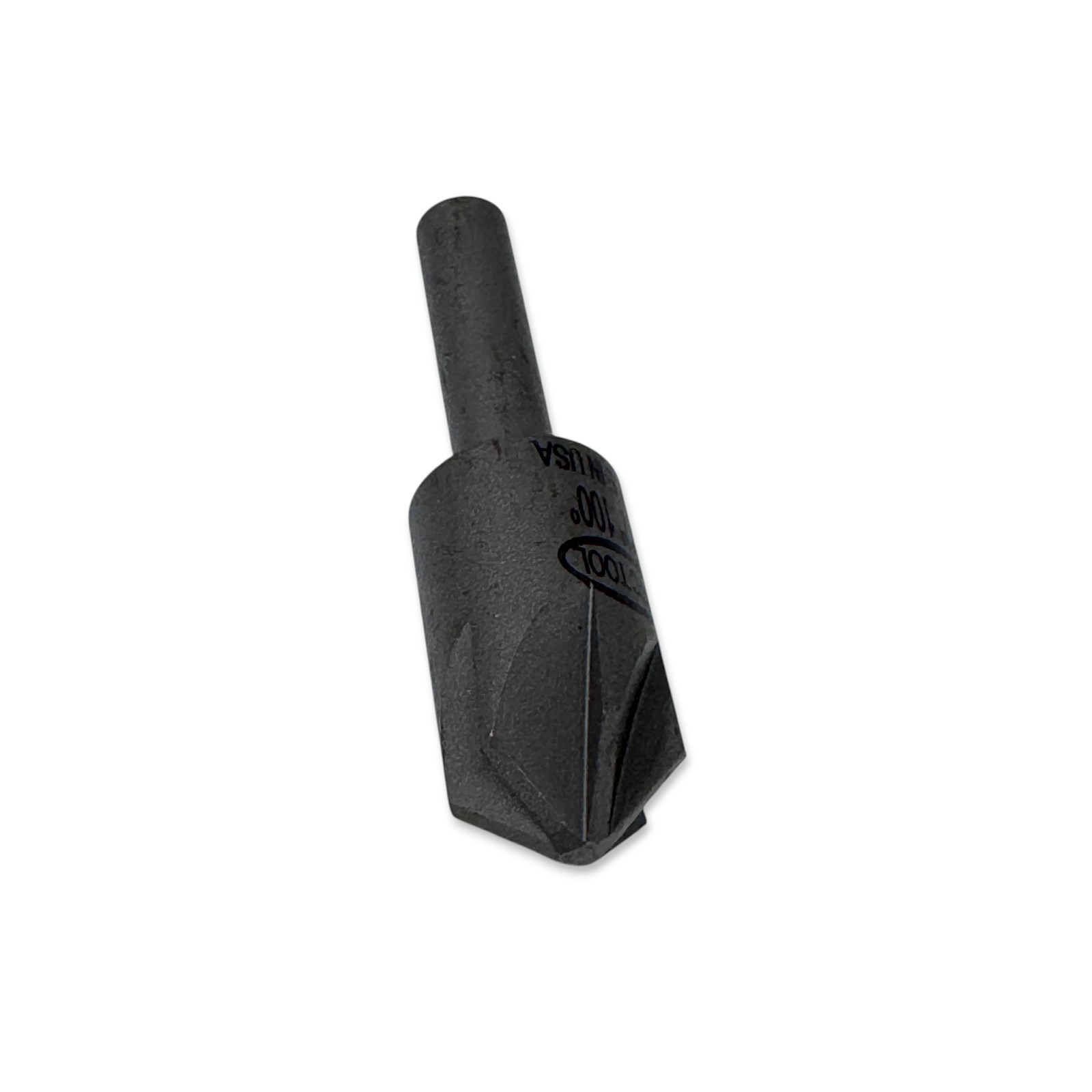 HTC Tool 1/2" High Speed Steel 3-Flute Countersink Bit 100° Angle 1/4" Shank