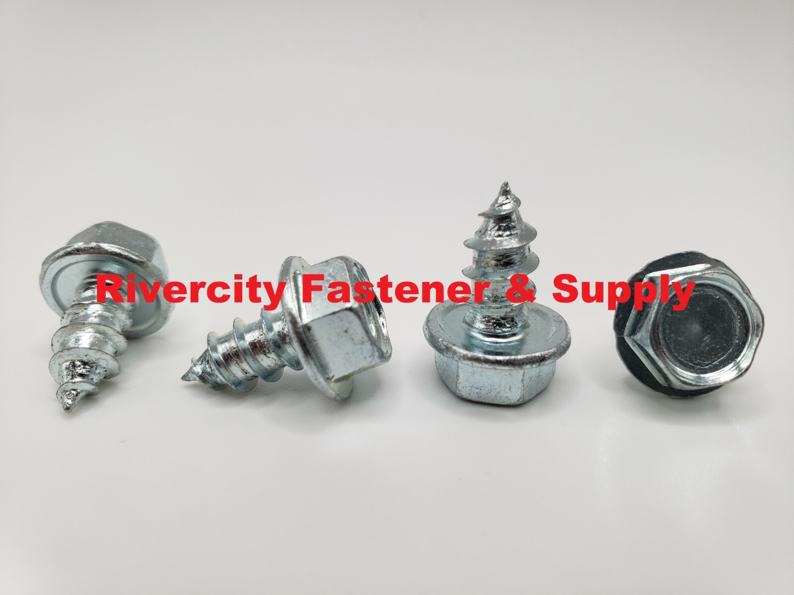 (500) Hex Washer Head 1/4x1/2 Hex Washer Head Sheet Metal Screws 1/4x1/2