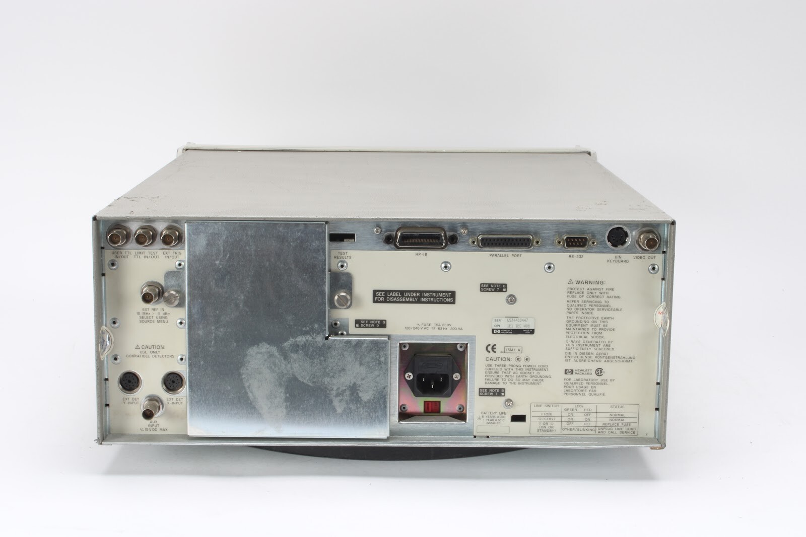 HP 8711A RF Scalar Network Analyzer 1300GHz With 1C2, 1E1, and 1EC Options