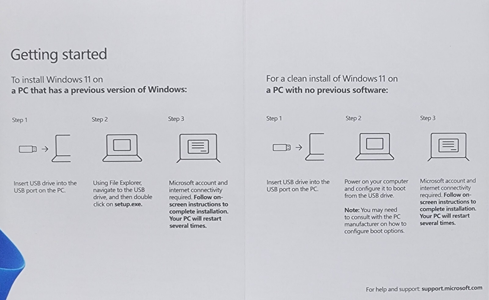 Windows 11 Pro 64-Bit USB Flash Drive Retail Box Full Version English New