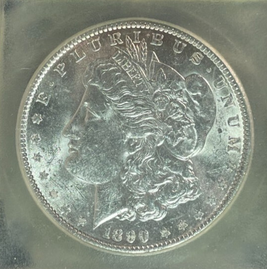 1890-P MORGAN SILVER DOLLAR ~BU ~NICE COIN~REF#USC
