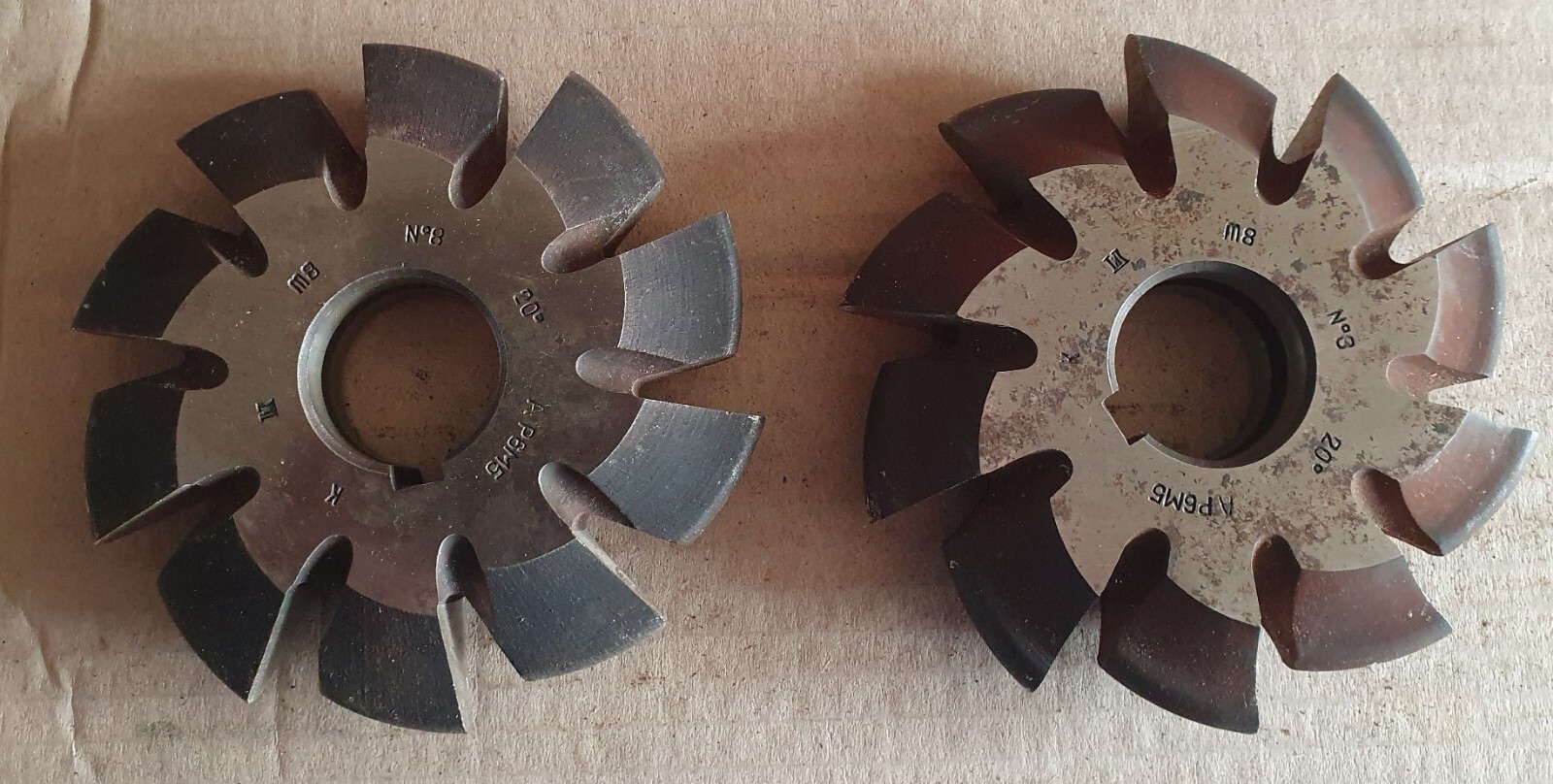 Involute Gear Cutter M8,0 PA 20° HSS M2.