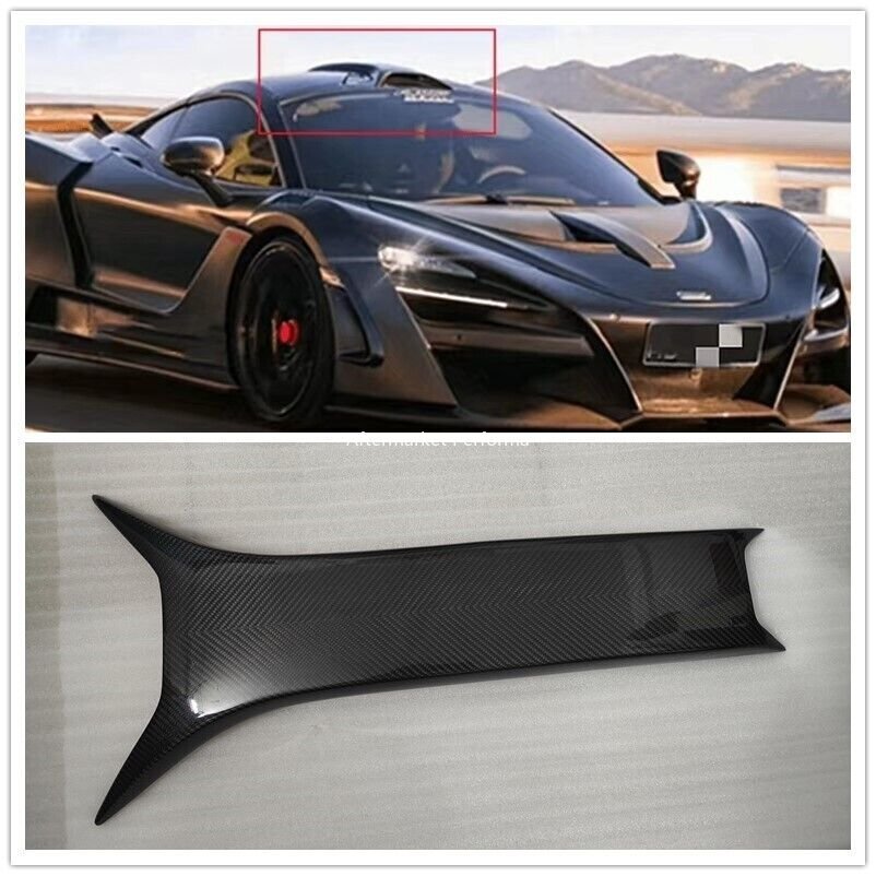 FITS FOR MCLAREN 720S 2017-2022 1PC REAL CARBON FIBER ROOF AIR VENT OUTLET TRIM