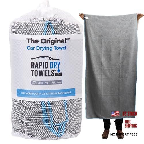 Rapid Dry Towels Original 2.0 Microfiber Car Drying Towel | 150 x 59x30 inches