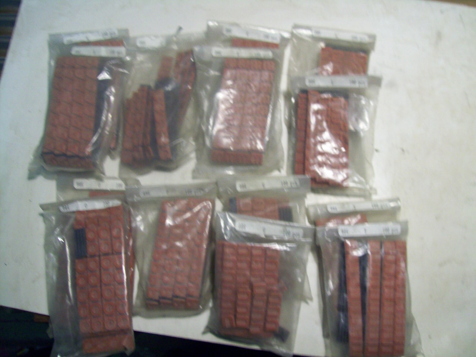 NIB LARGE LOT 1300+ PCS 1/2" UNITED RIBTYPE A /E /L /O /U /T /P /C LETTERS P5245