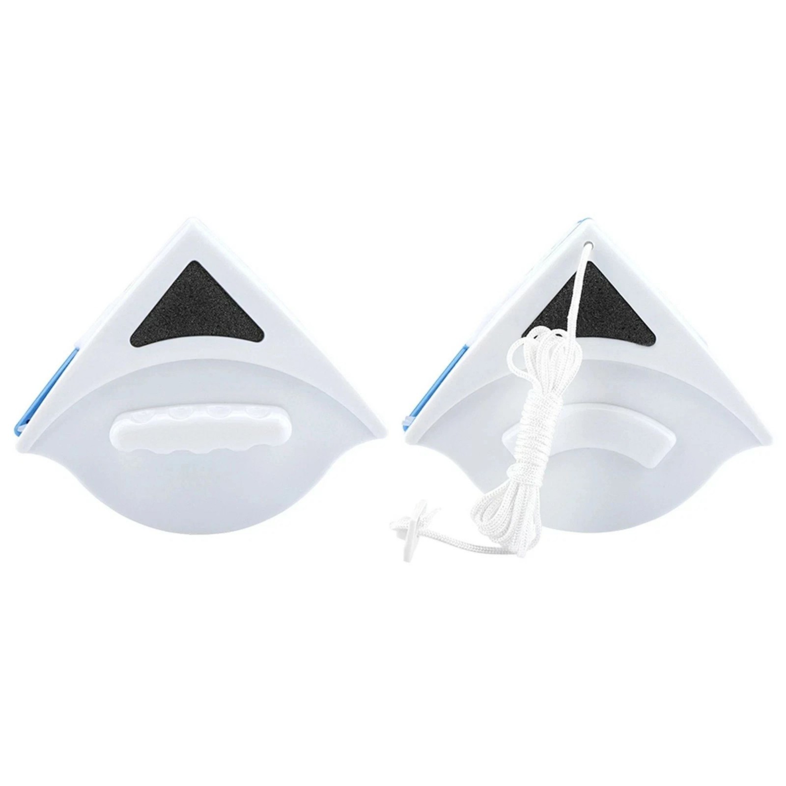 LT Triangle Shape Double Sided Magnetic Window Cleaner Glass Wiper Cleaning Tool