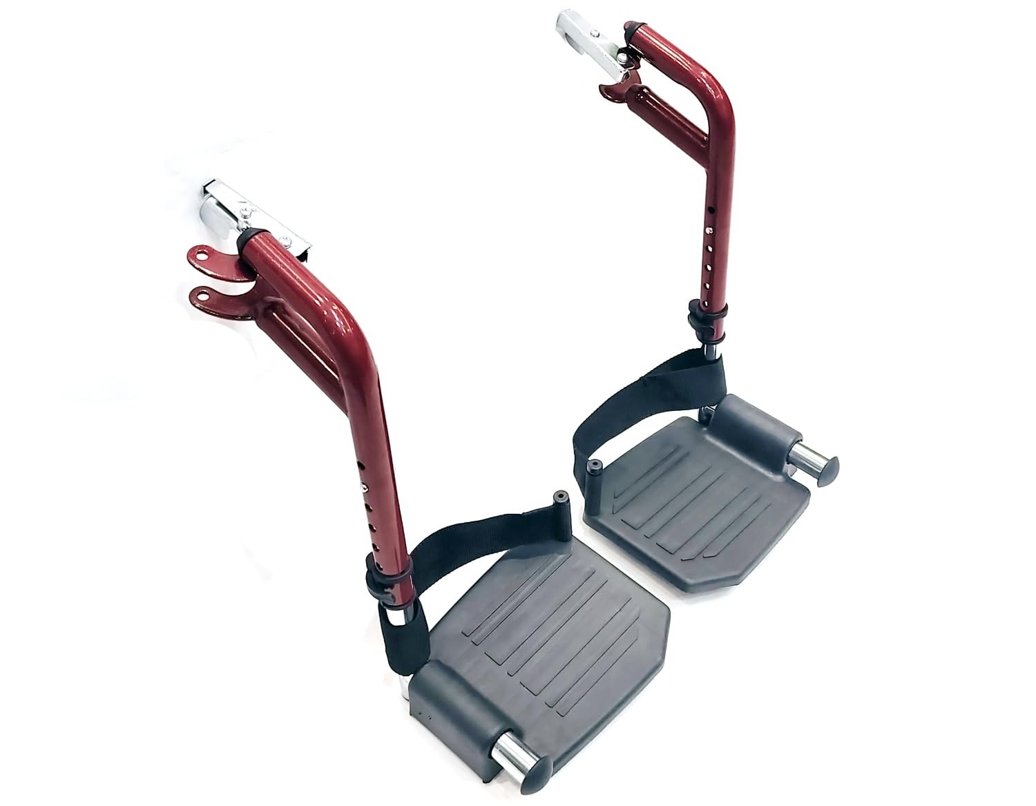 Wheelchair footrest Red Replacement,Economy Footrest for Wheelchairs and Tran...