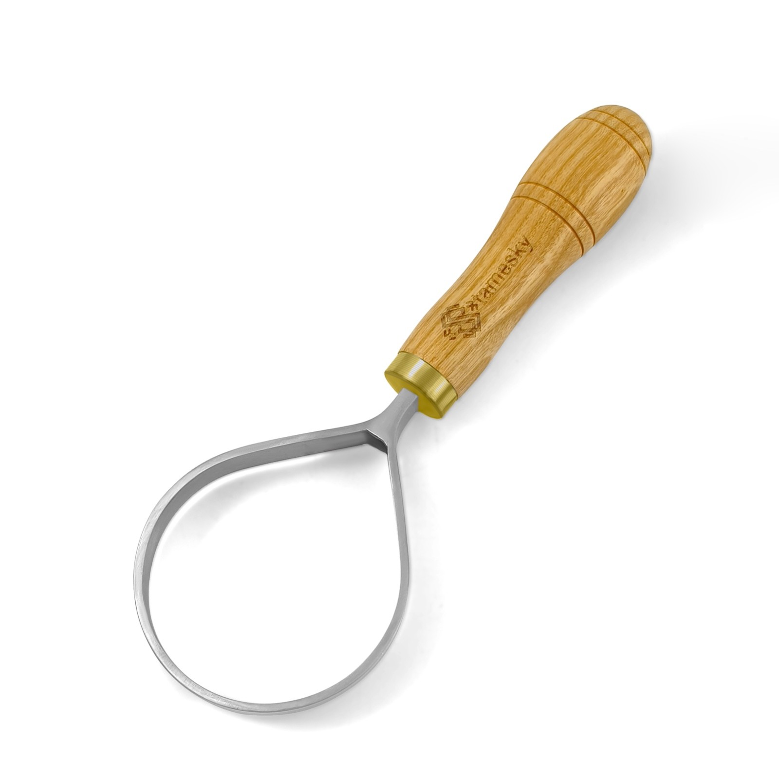 Wood Carving Scorp tool. Round Carving Tool for Spoons, Bowls and Cups-STAMESKY