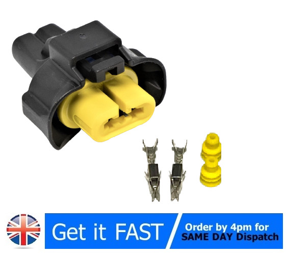 2pin Plug Female Connector For H8 H11 Fog Lamp Nissan Teana Qashqai Tiida