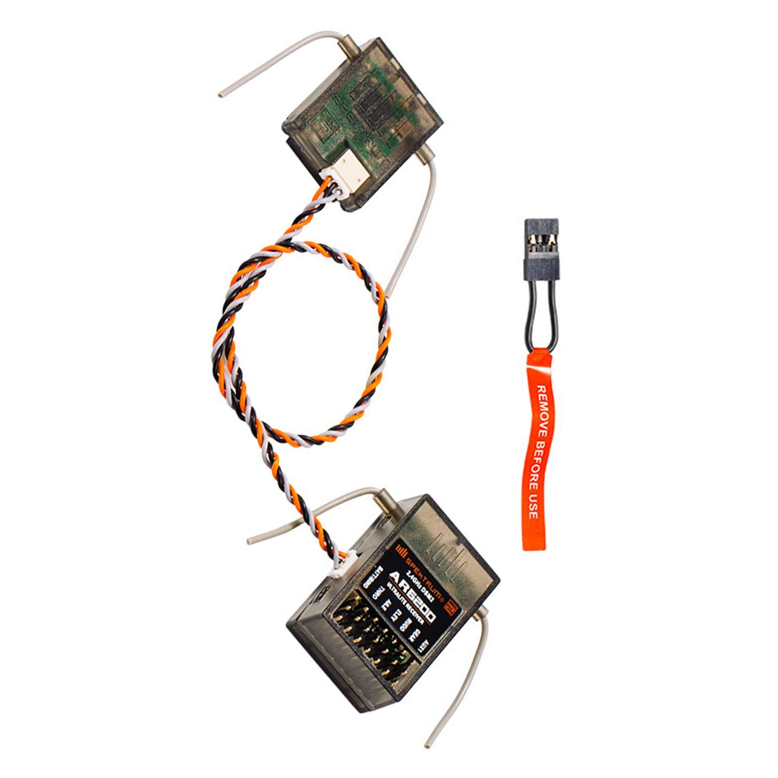 2.4G 3.5V-9.6V AR6200 Receiver + Satellite For Spektrum Spek Generic DX6i DSM2 C