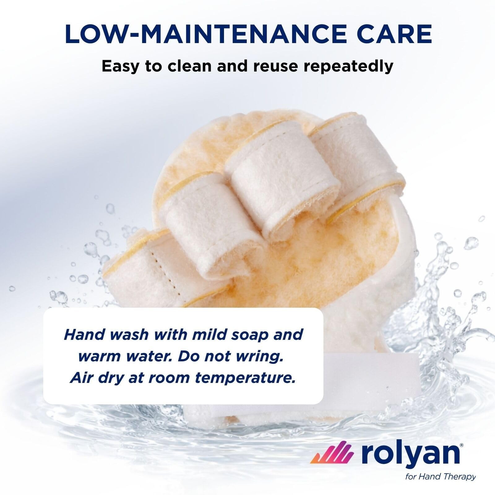 Rolyan – Palm Protector – Right Hand – Finger Separator Glove