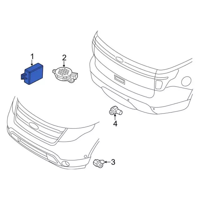 Genuine Ford Module DA5Z-15K866-C