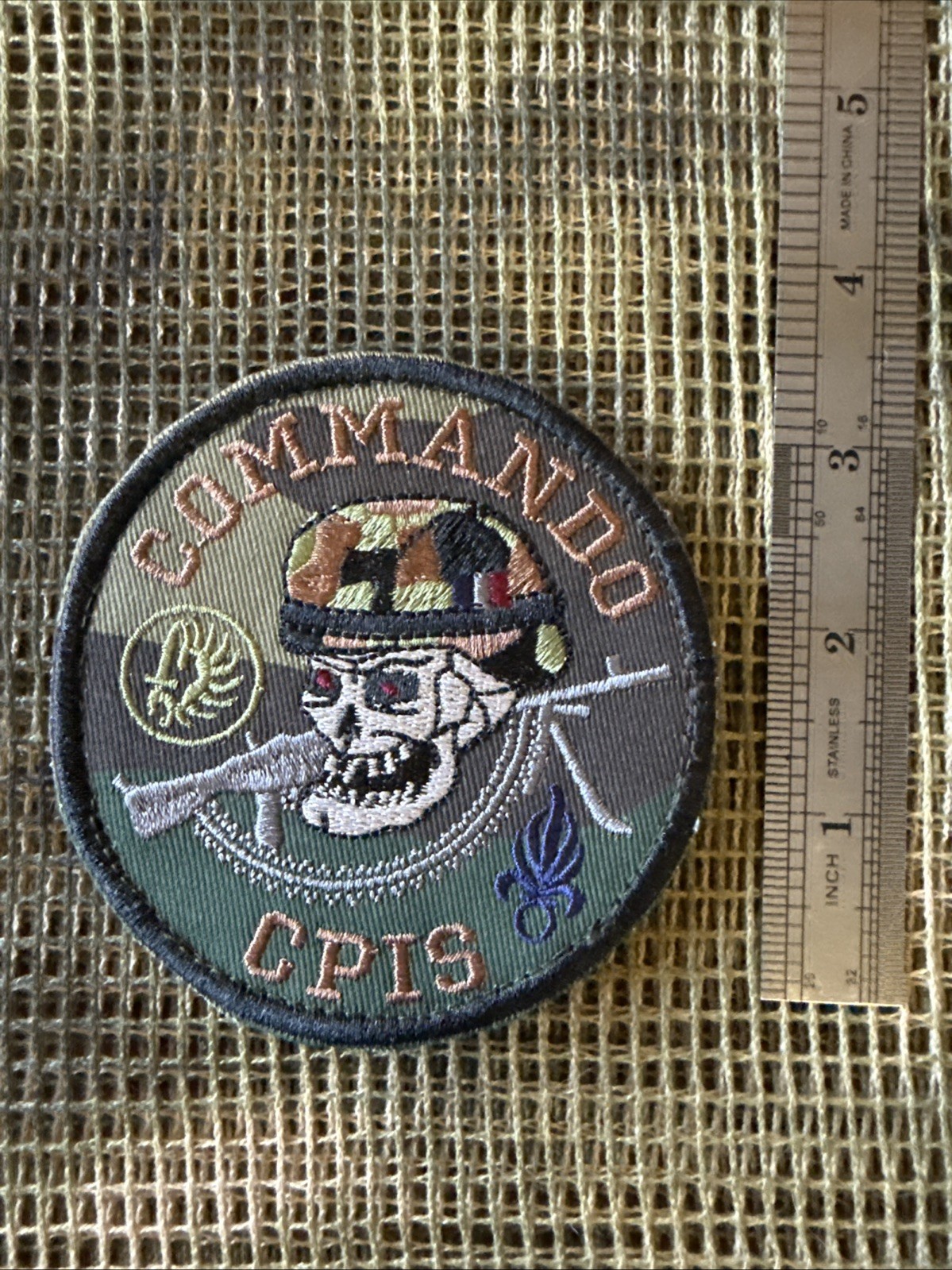 French Military/ Joint NATO/US AFGAN Operations CPIS COMMANDO 2 REP Patch -Rare
