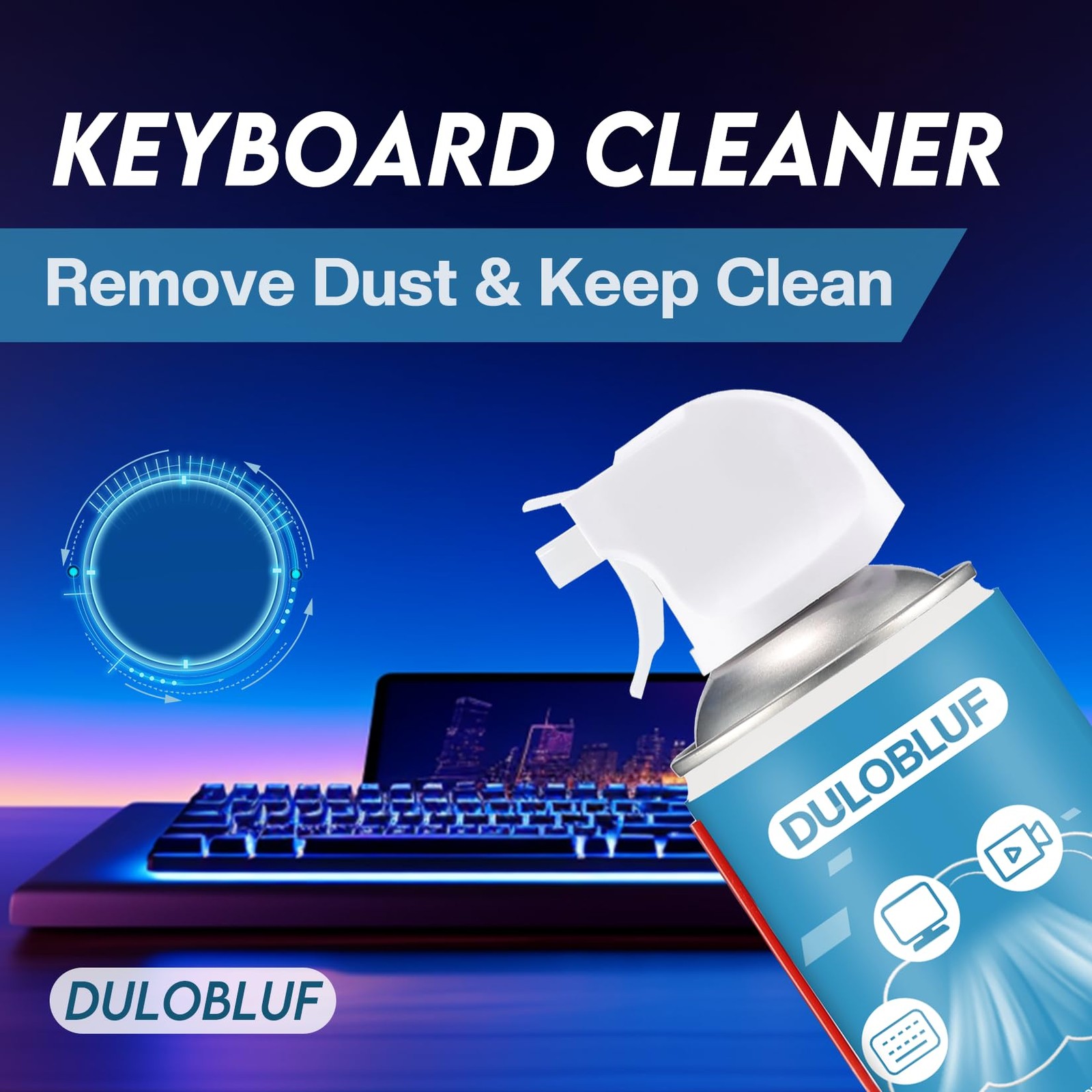 Compressed Air Duster: Computer Keyboard Air Cleaner
