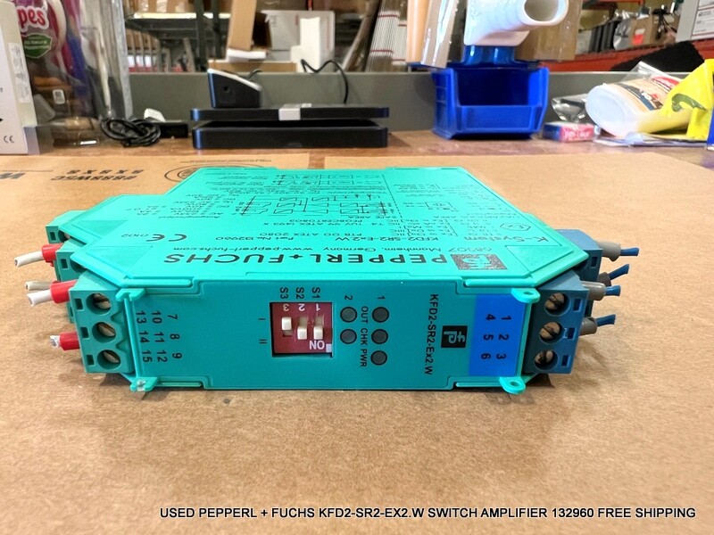 USED PEPPERL + FUCHS KFD2-SR2-EX2.W SWITCH AMPLIFIER 132960 FREE SHIPPING