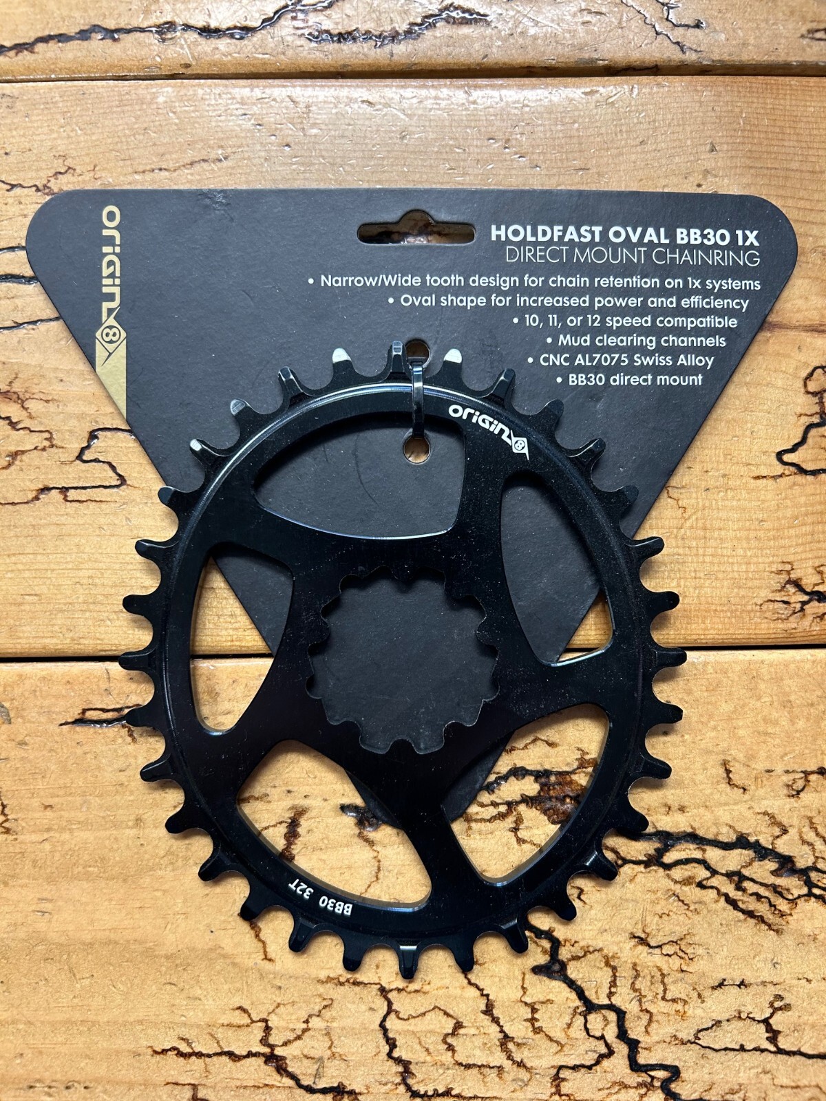 Origin8 32 Tooth Holdfast Oval BB30 1x Narrow Wide Direct Mount Chainring