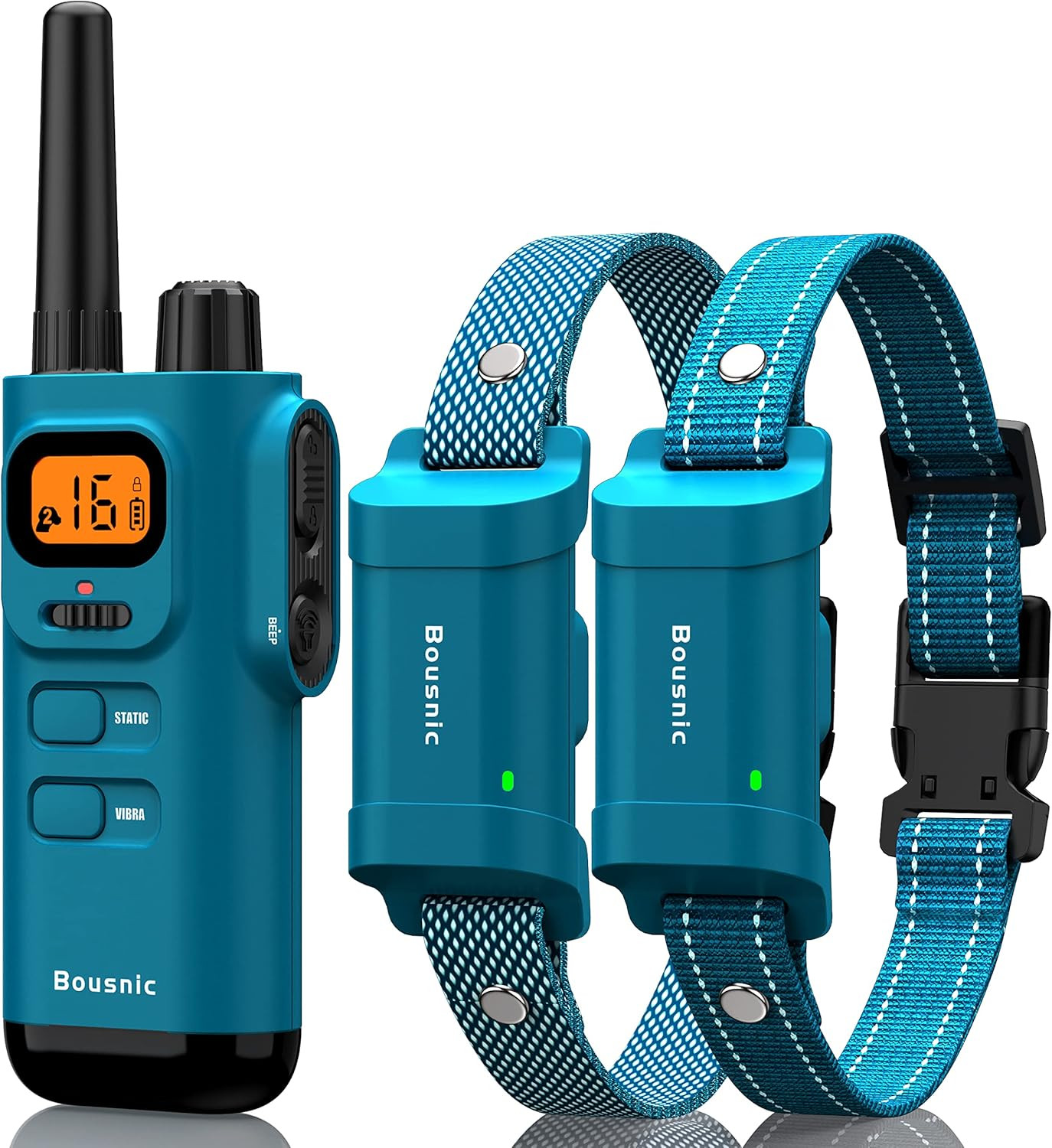 Dog Training Collar with Remote - 4000Ft Waterproof Dog Shock Collars 2 Dogs for