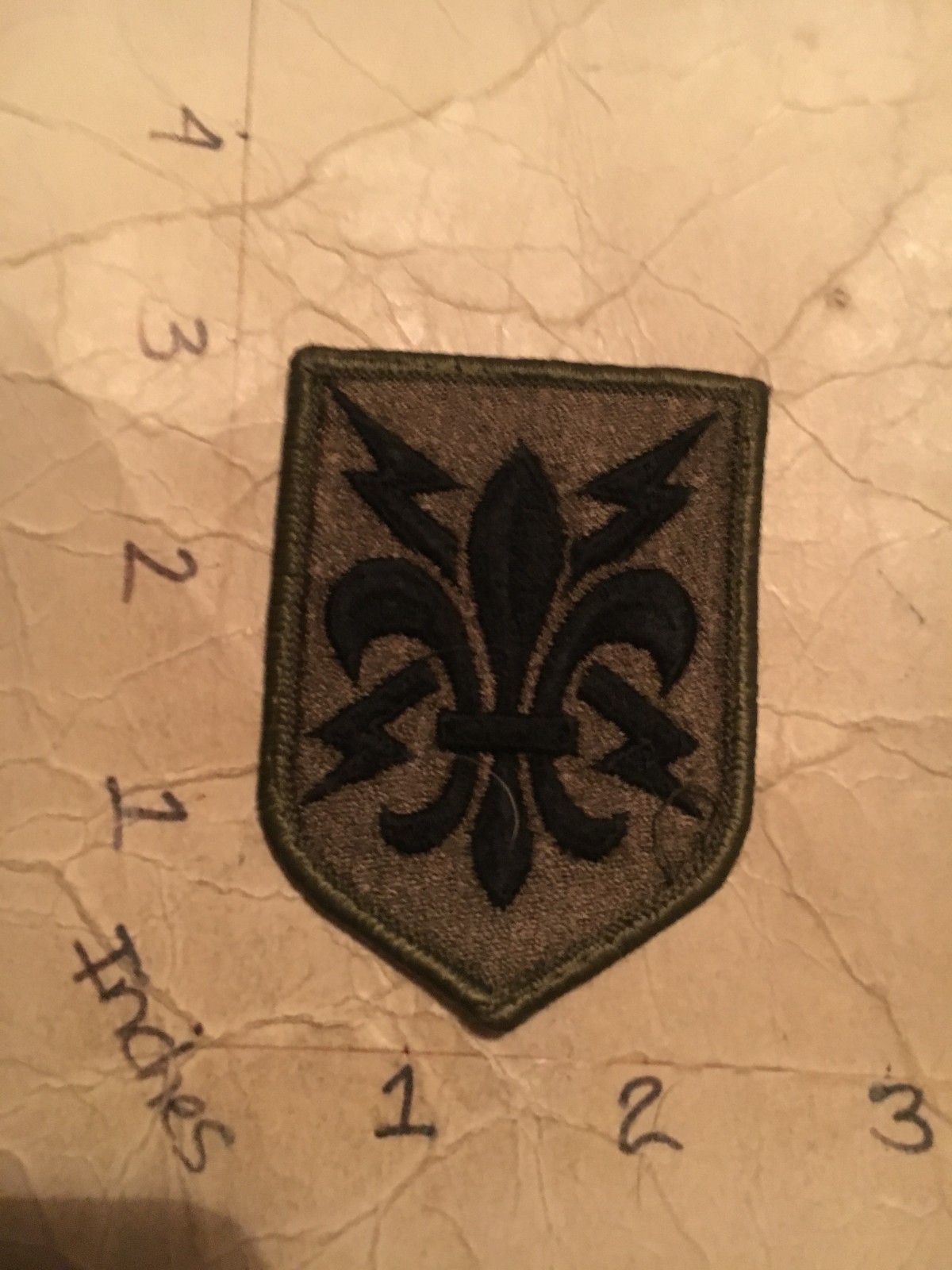 US Army 205th Military Intelligence Brigade m/e subdued patch 10/12/25