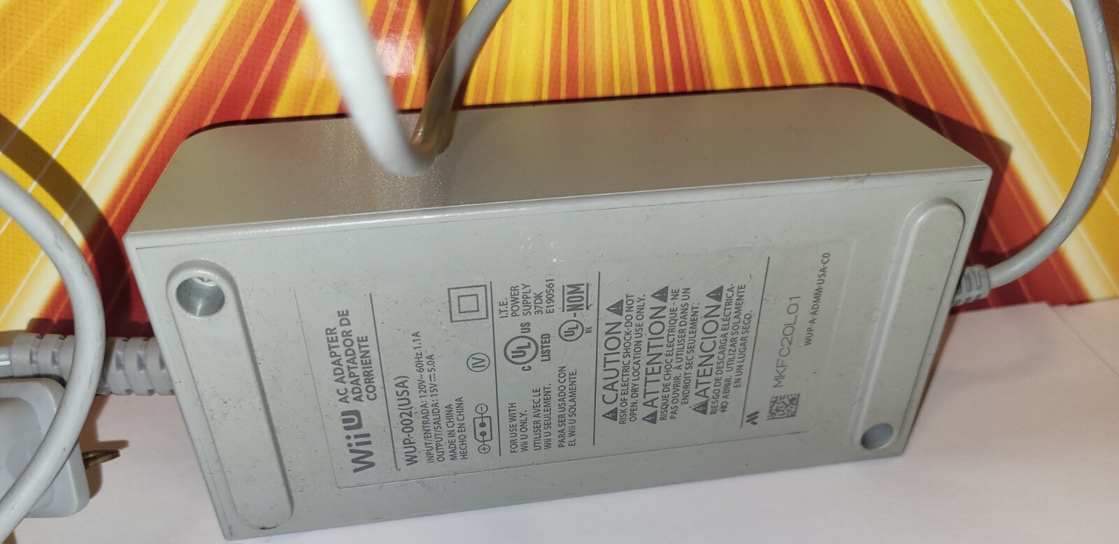 Nintendo Wii U Replacement AC Wall Adapter Power Supply Charger Plug WUP-002
