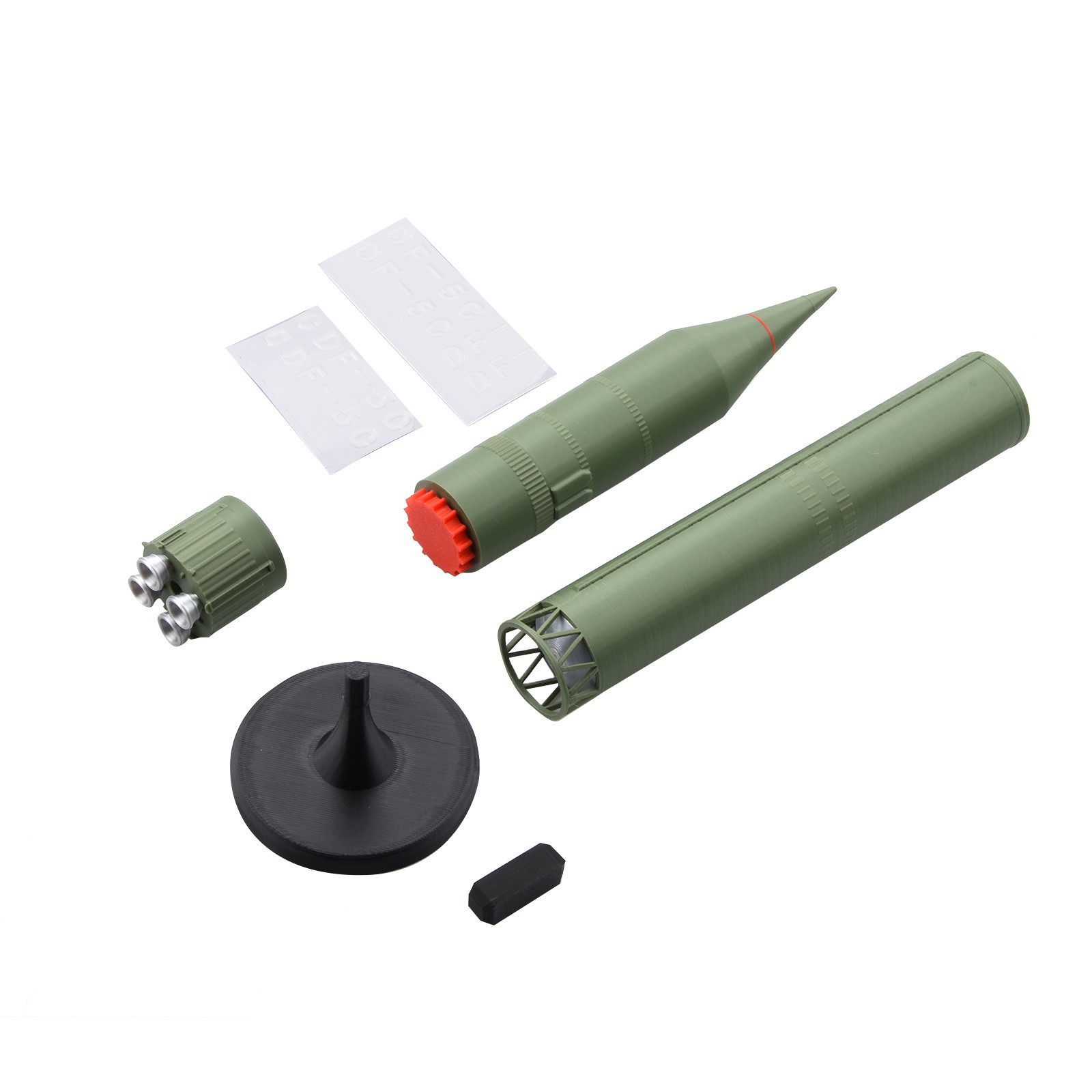 China's Dongfeng-5C Liquid-Fueled ICBM 1/72 Scale 45cm PLA Plastic Model Display