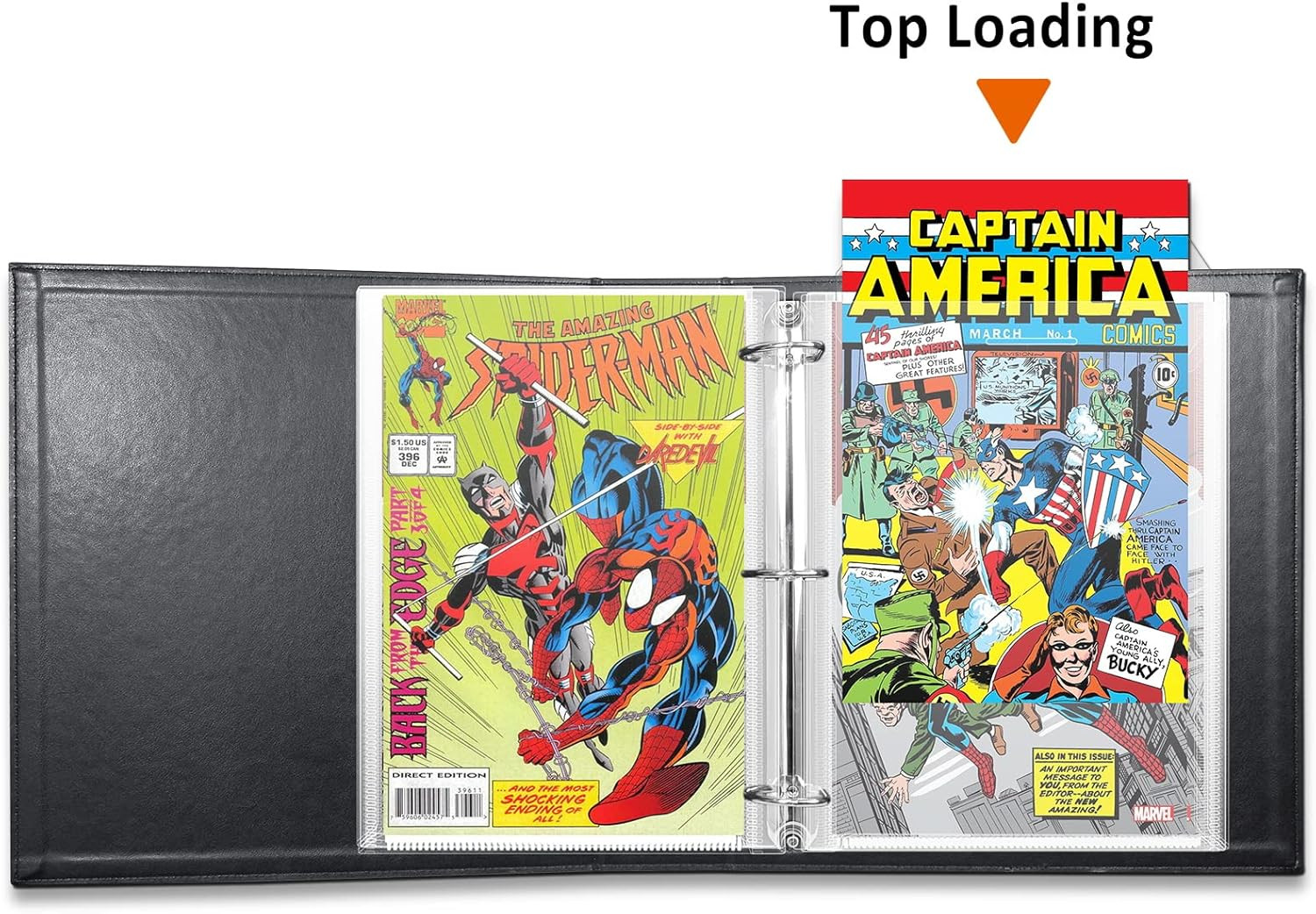 Comic Book Storage Album, Comic Book Binder - for Current, Silver Age, Regula...