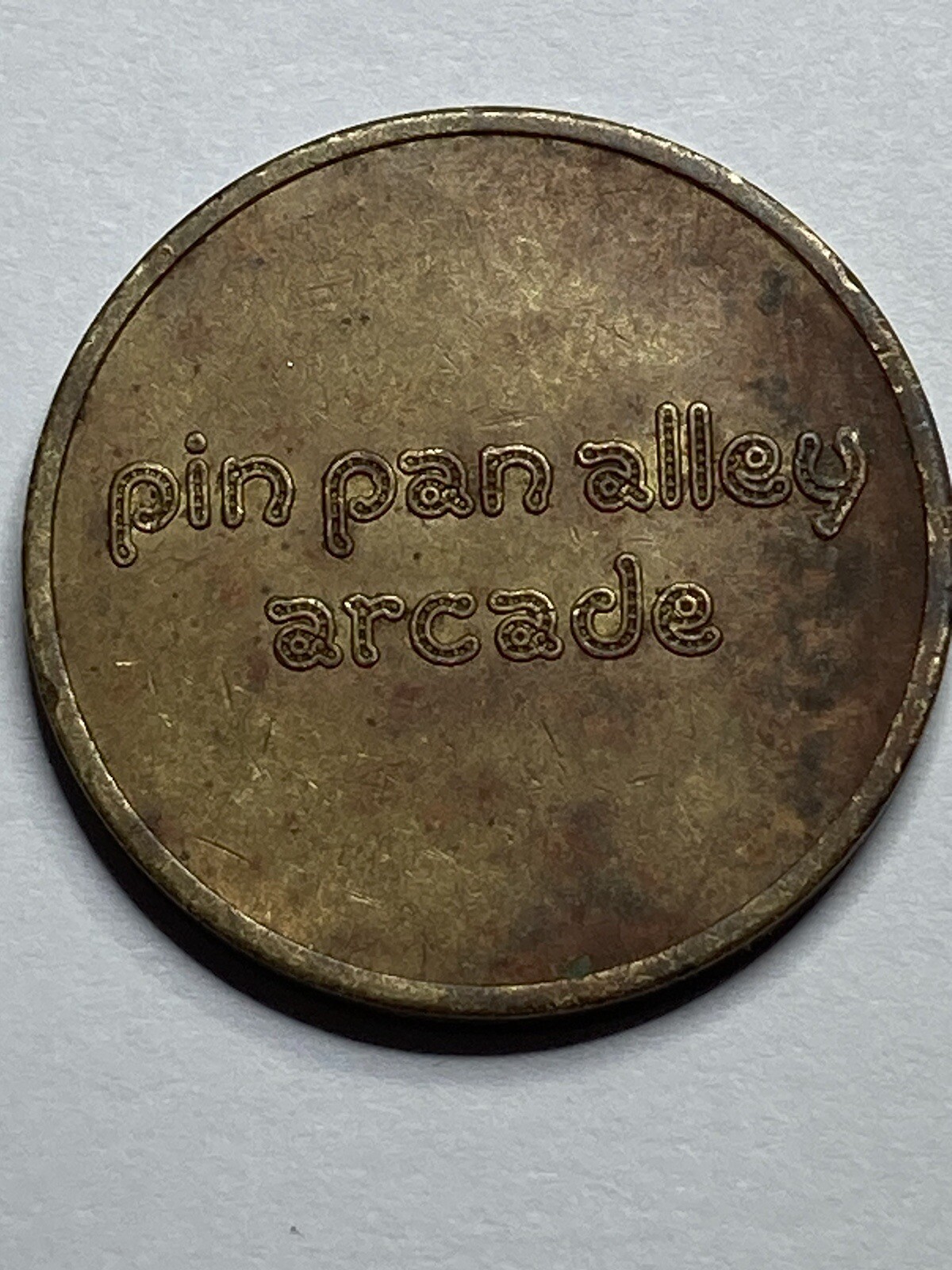 Old Pin Pan Alley Arcade Token TC-337369 East Lansing Michigan #qv1