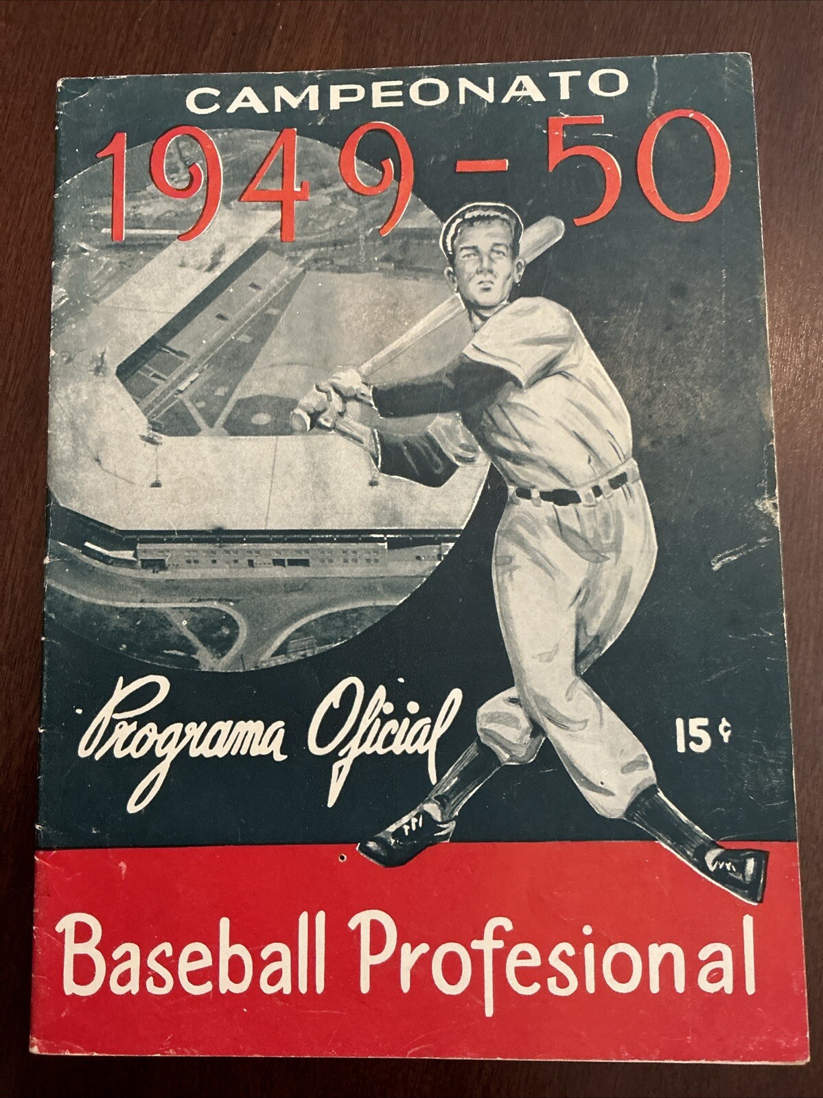 1949-50 CAMPEONATO CUBA BASEBALL PROGRAM Rare