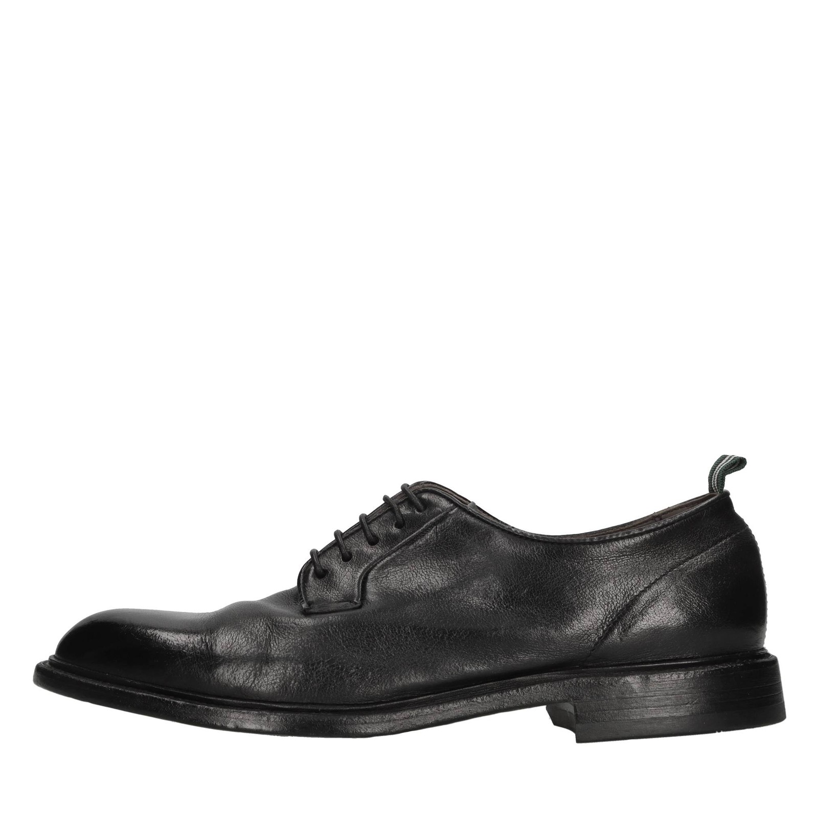 3029 6013 POLISHED WASH Lace Up GREEN GEORGE Men Black Amz09_grge