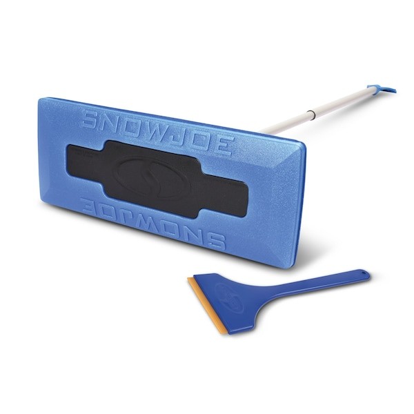 Snow Joe Windshield Snow (1) Broom & (1) Brass Ice Scraper Bundle, Free Shipping
