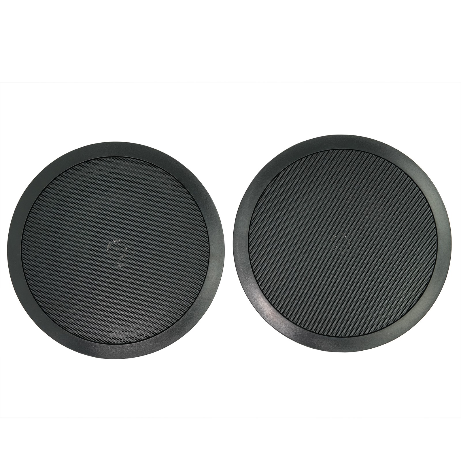 Rockville Commercial Receiver+(16) 8" 2Way Black Ceiling Speakers 4 Hotel/Office