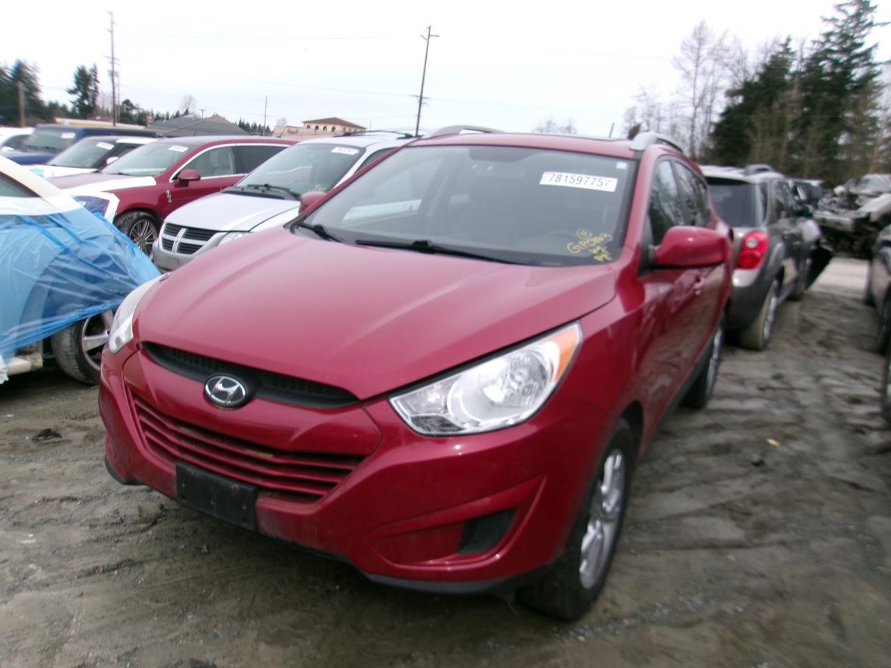 Used Front Right Steering Knuckle fits: 2011 Hyundai Tucson ABS hydrogen FCV Fro