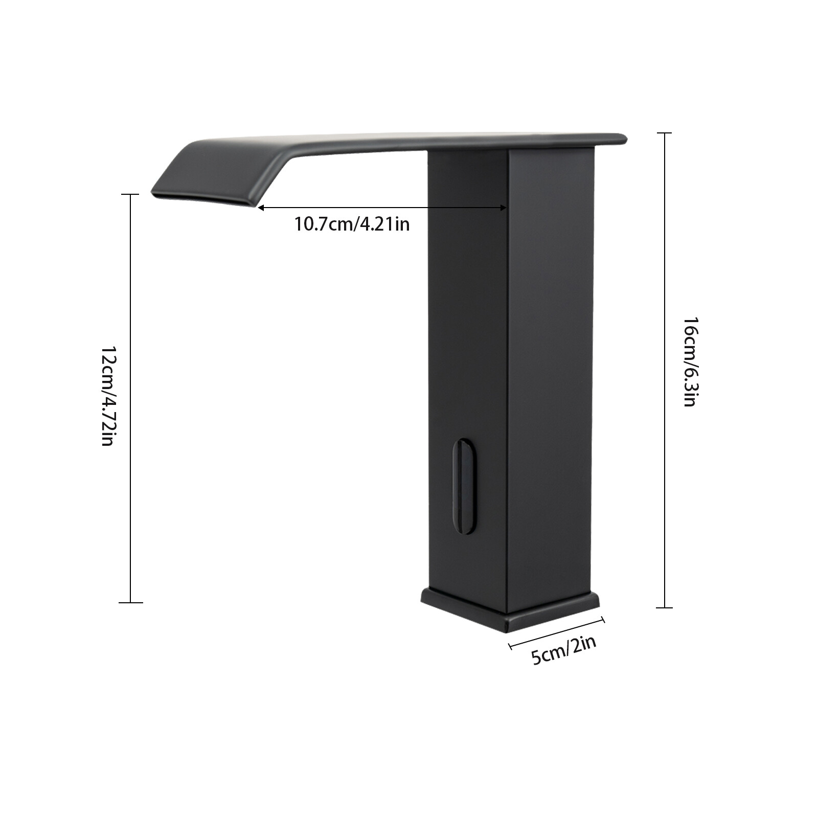 Touchless Waterfall Bathroom Faucet with Infrared Sensor for Easy Use
