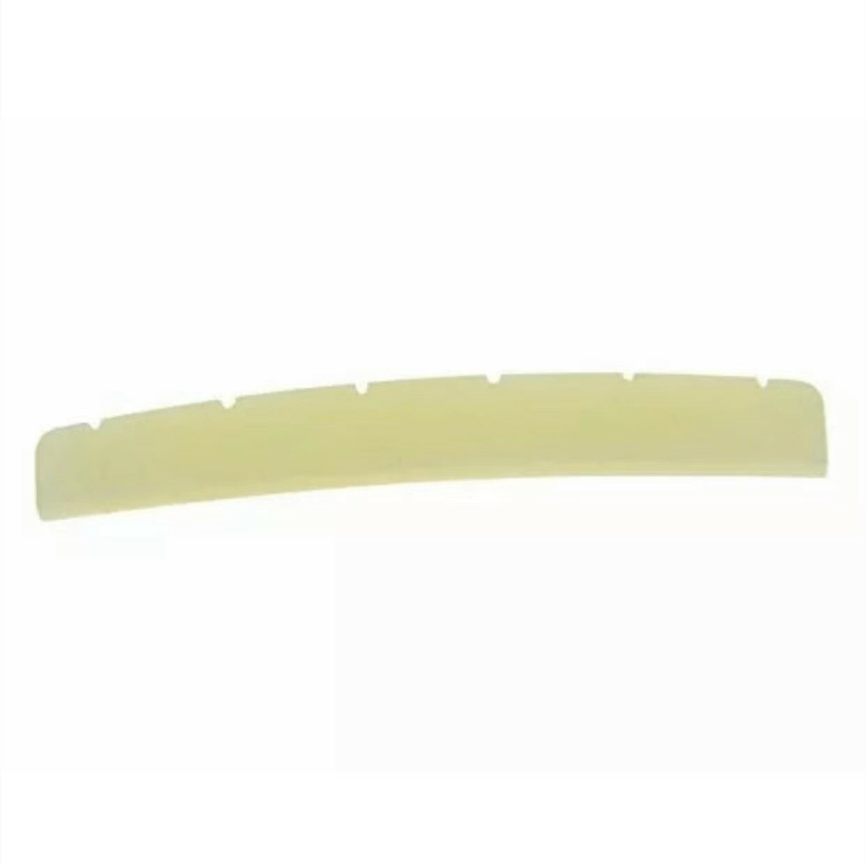 10pcs Unbleached Bone Radiused Bottom Nut for Fender Strat Tele Guitar 43mm ST