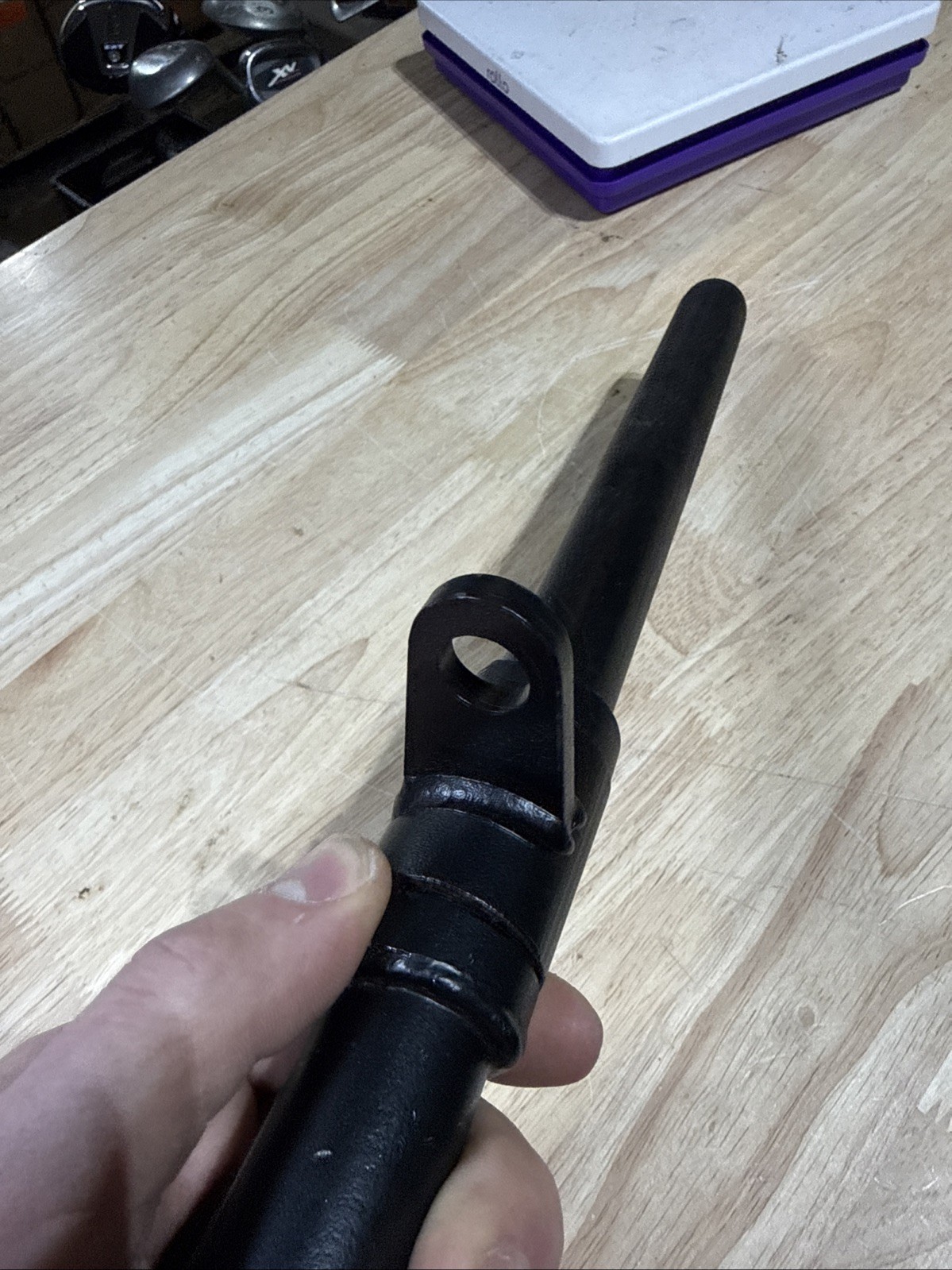Cable Attachment Tricep Pushdown Short Straight Bar New READ