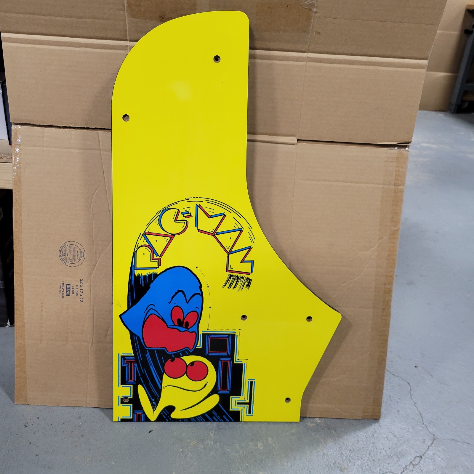 Arcade1Up PAC MAN Classic SE (Part D1) OEM Replacement Left Panel Only