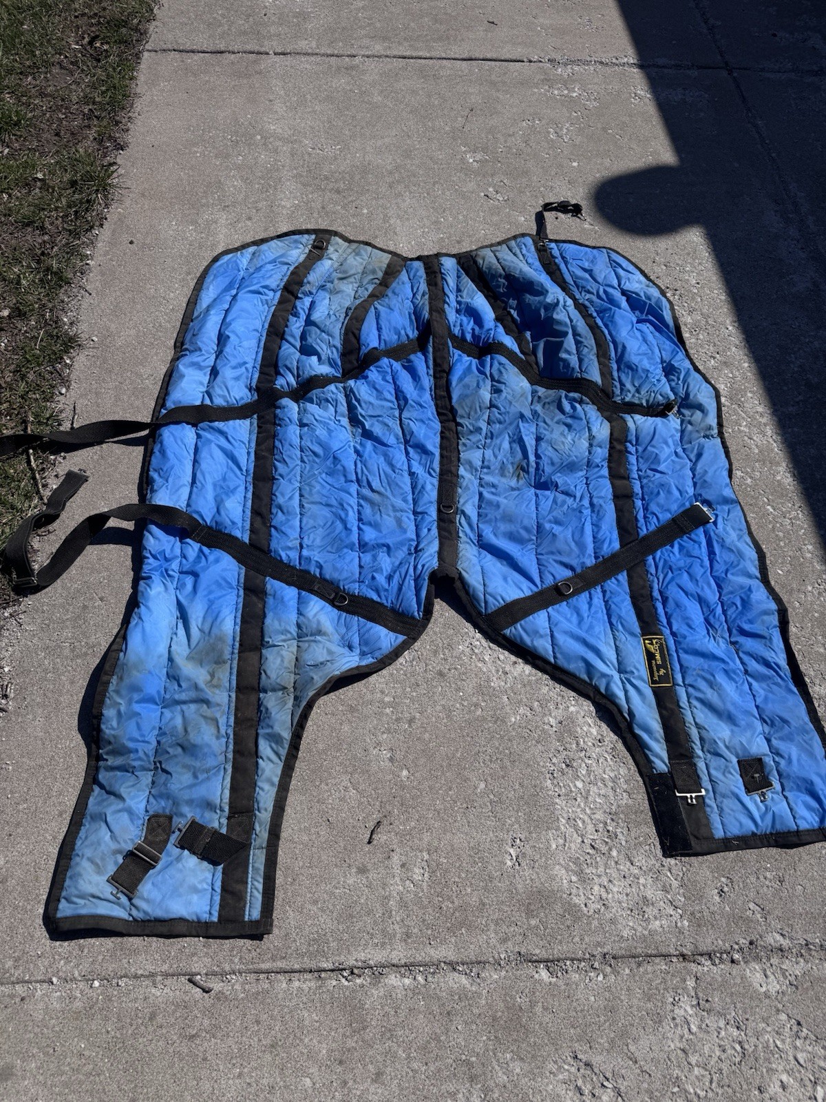 Supreme by Simao Stable Blanket Navy Blue Used Good Condition