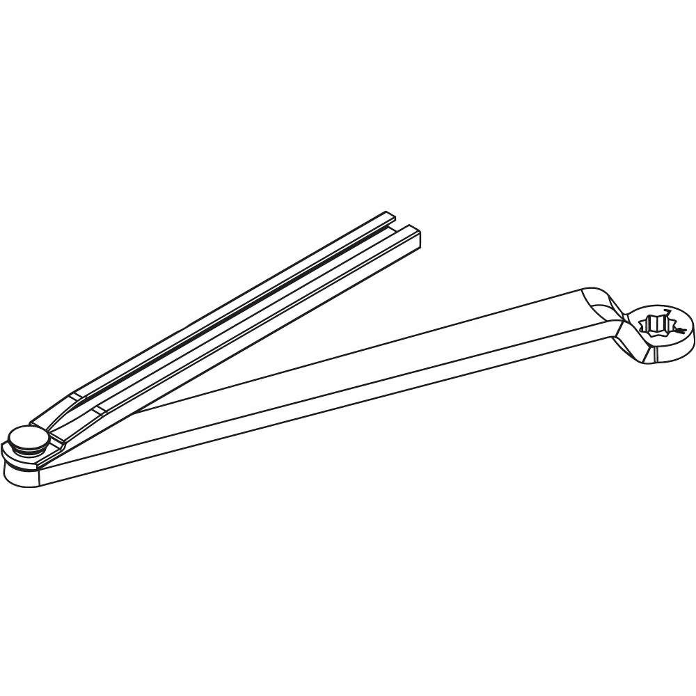 LCN 1460-77 AL Arm and Forearm,Alum,11-3/8 in. L 46TY70