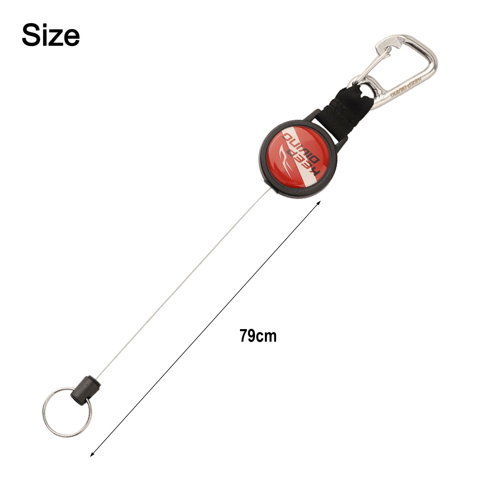 Key Chain Strap Adjustable Diving Telescopic for miss Rope