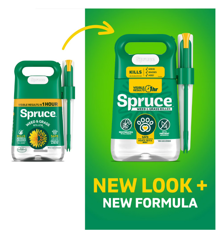 Spruce Weed and Grass Killer Power Spray Starter Kit, 64 oz