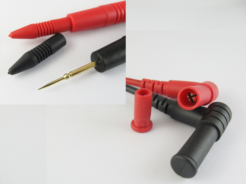 10sets Sharp Needle SMD Multimeter Meter Test Lead Probe with Jacket protection
