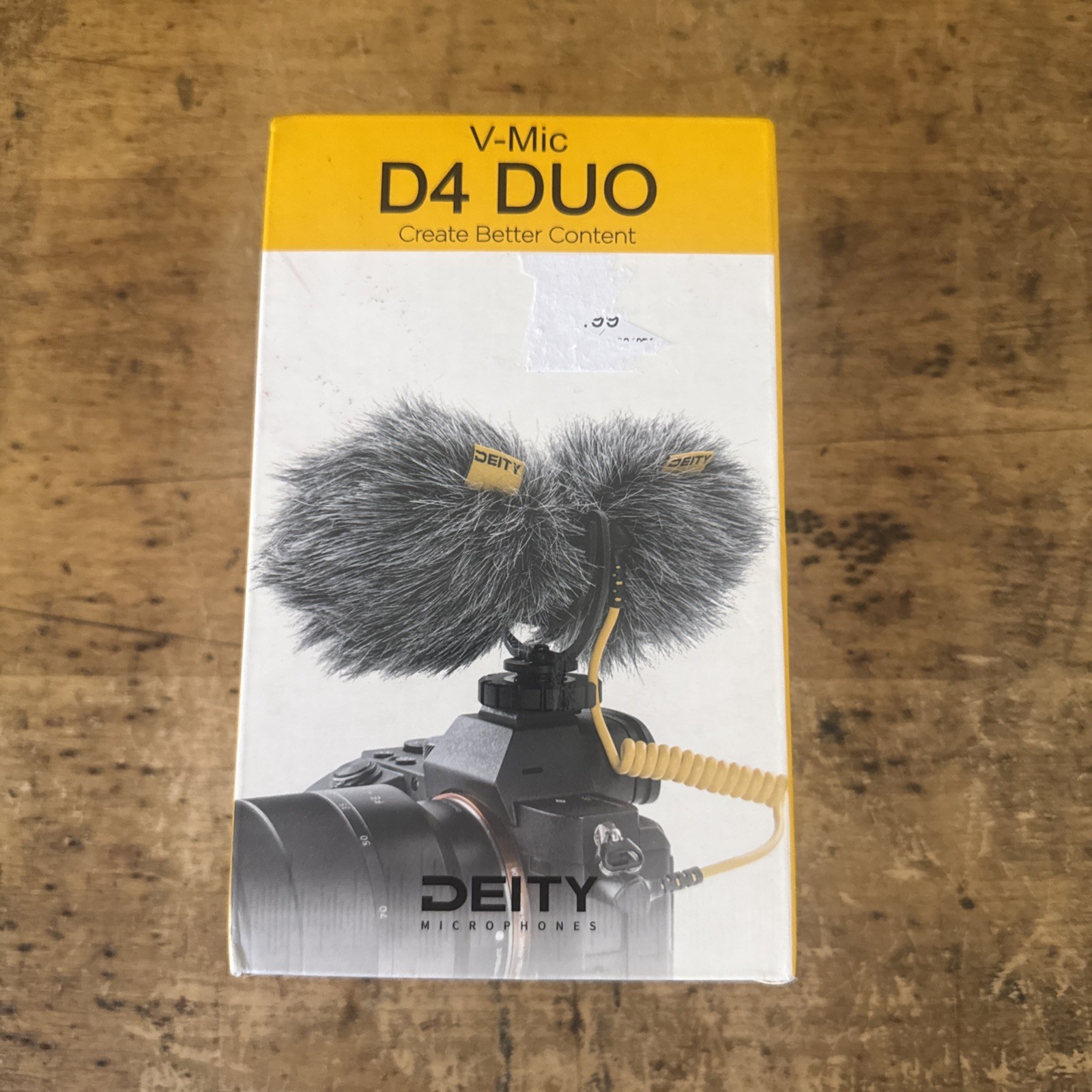 New Deity V-Mic D4 Duo Dual Cardioid Camera Microphone Vlog Shotgun