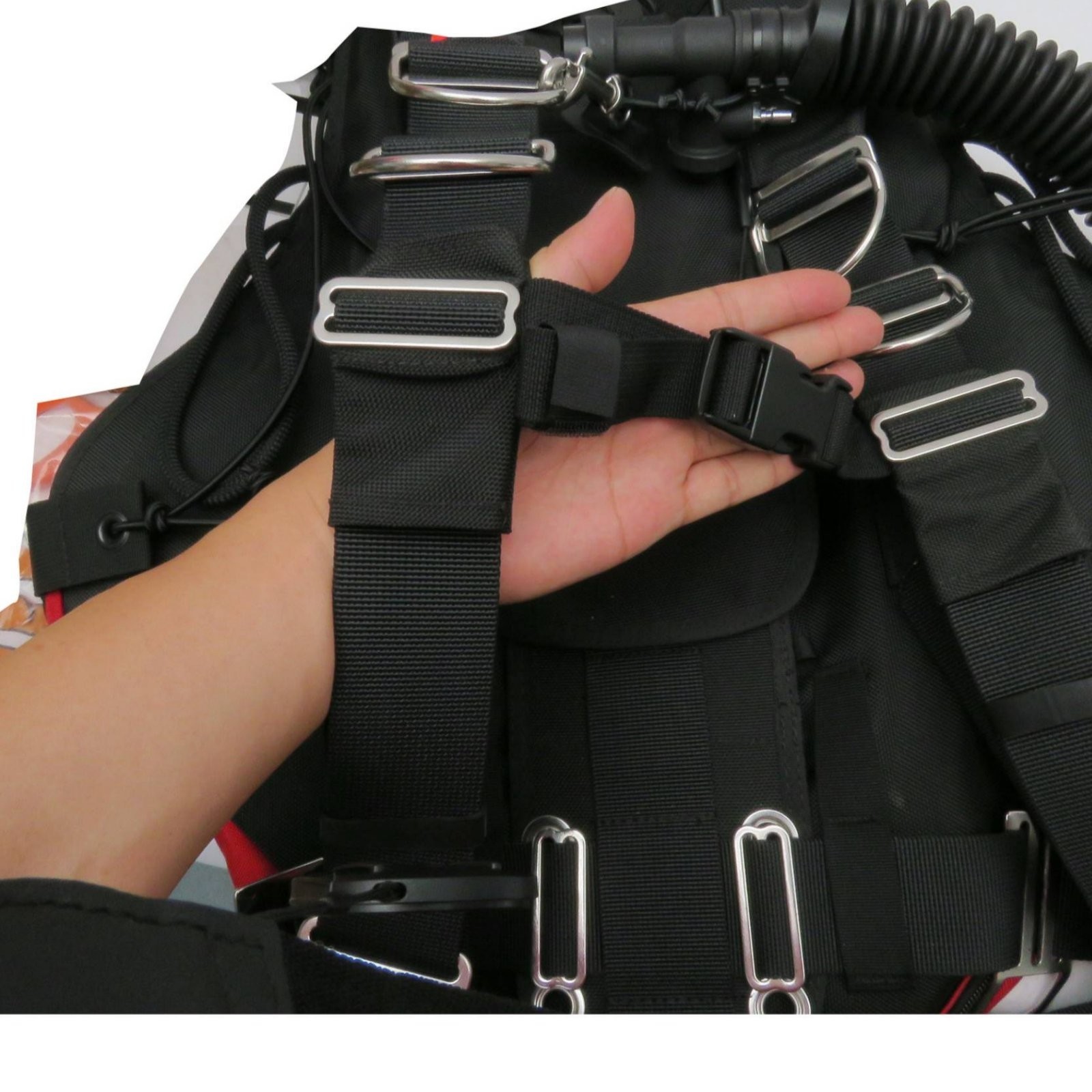 BCD Chest Buckle Stable Fit BCD Harness Screw Lightweight for Divers