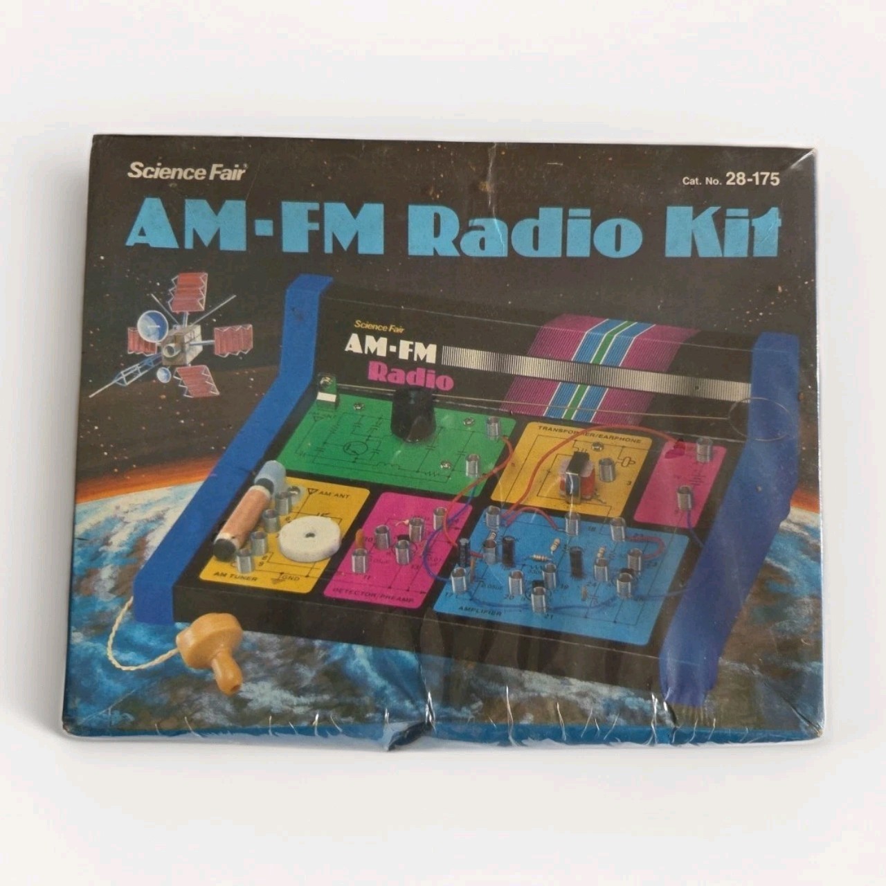 Vintage Radio Shack Science Fair AM-FM RADIO KIT (Cat. No. 28-175) ~ NEW Sealed