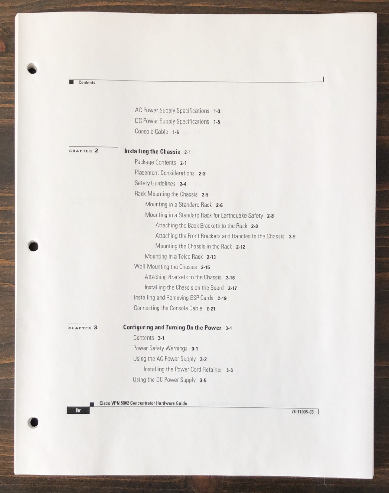 Cisco Systems - Cisco VPN 5002 Concentrator Hardware Guide (2001)