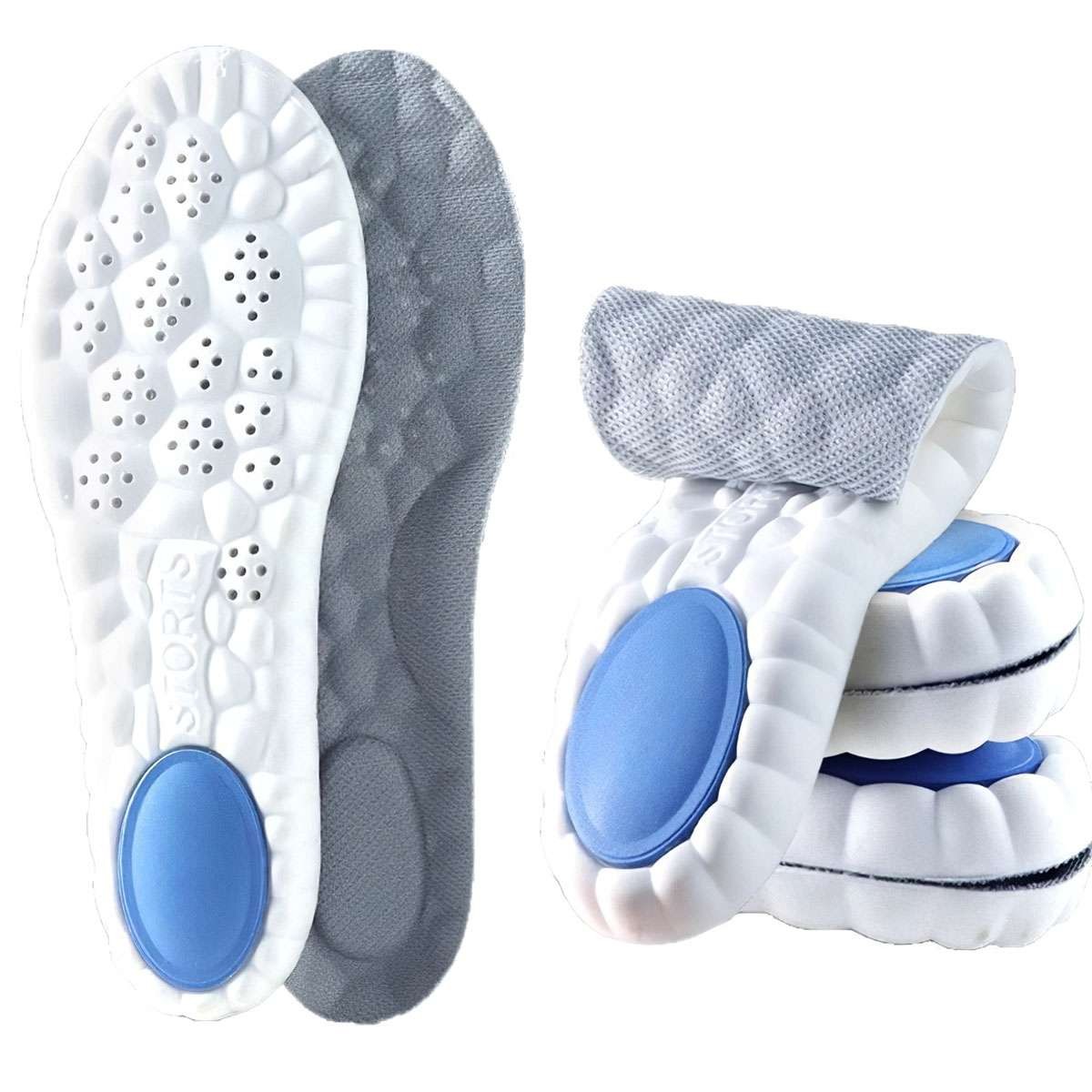 Sport Orthopedic Insoles for Feet Men Women Breathable Shock Absorption Shoe