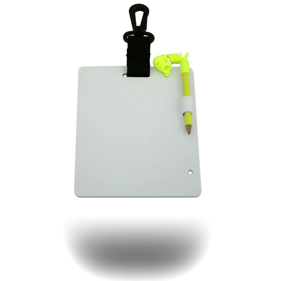 Scuba Dive Underwater Notes Writing Slate with Pencil Gear 5" * 6" Bath Shower