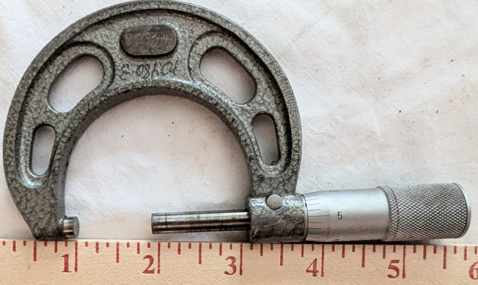 Japan 1"-2" O.D. Outside Micrometer Machinist Tool Measuring