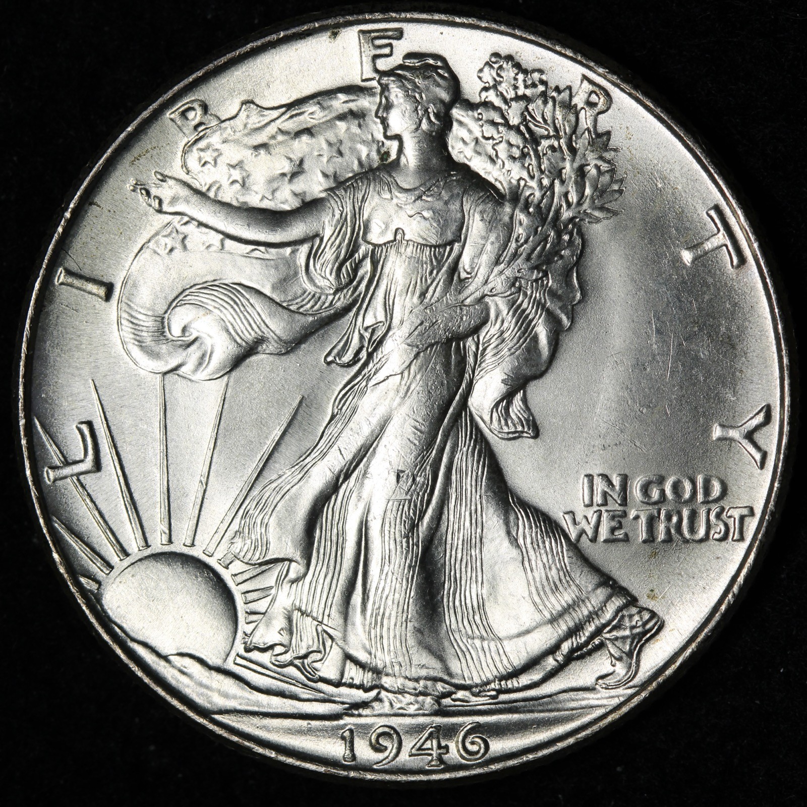 1946 Walking Liberty Silver Half Dollar GEM BU *UNCIRCULATED* MS E354 WYEM